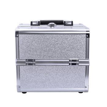 Бьюти кейс для косметики CWB 8316 серебряный