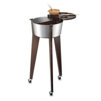Тележка ICON ALLUMINIO CON GAMBE WENGE