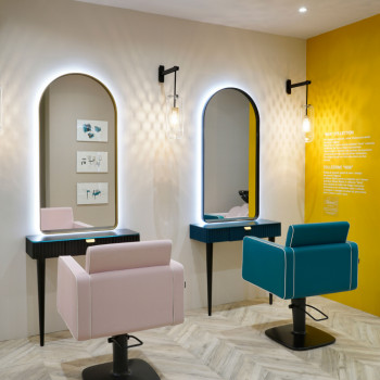 ЗЕРКАЛО-ТРЮМО NOA COIFFEUSE GOLD LED