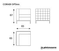 Кресло для ожидания CORNER - OPTIMA. Фото 5