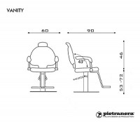 Кресло парикмахерское VANITY. Фото 2