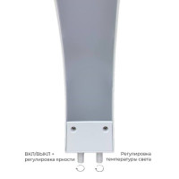 Лампа напольная светодиодная бестеневая LED 288 — 9510 белая. Фото 10