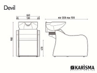Мойка парикмахерская DEVIL JET MASSAGE. Фото 3