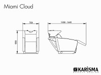 Мойка парикмахерская MIAMI CLOUD JET MASSAGE. Фото 3