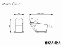 Мойка парикмахерская MIAMI CLOUD RELAX. Фото 3