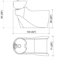 Мойка парикмахерская MUU MUU BASIC. Фото 3