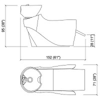 Мойка парикмахерская MUU MUU SHIATSU. Фото 3