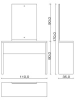 Парикмахерское зеркало Flat. Фото 3