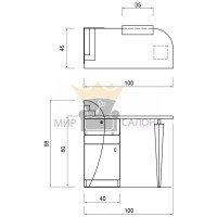 Стол маникюрный ONGLET 1. Фото 2