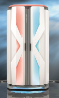 Вертикальный гибридный солярий Ergoline Sunrise Hybrid Light LED 7200 (48 ламп по 180W). Фото 1